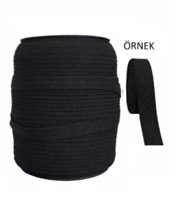 Ekstrafor şerit siyah balıksırtı dokuma dayanıklı model