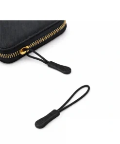 Fermuar elcik ipi siyah güçlü naylon ipli kaymaz uçlu