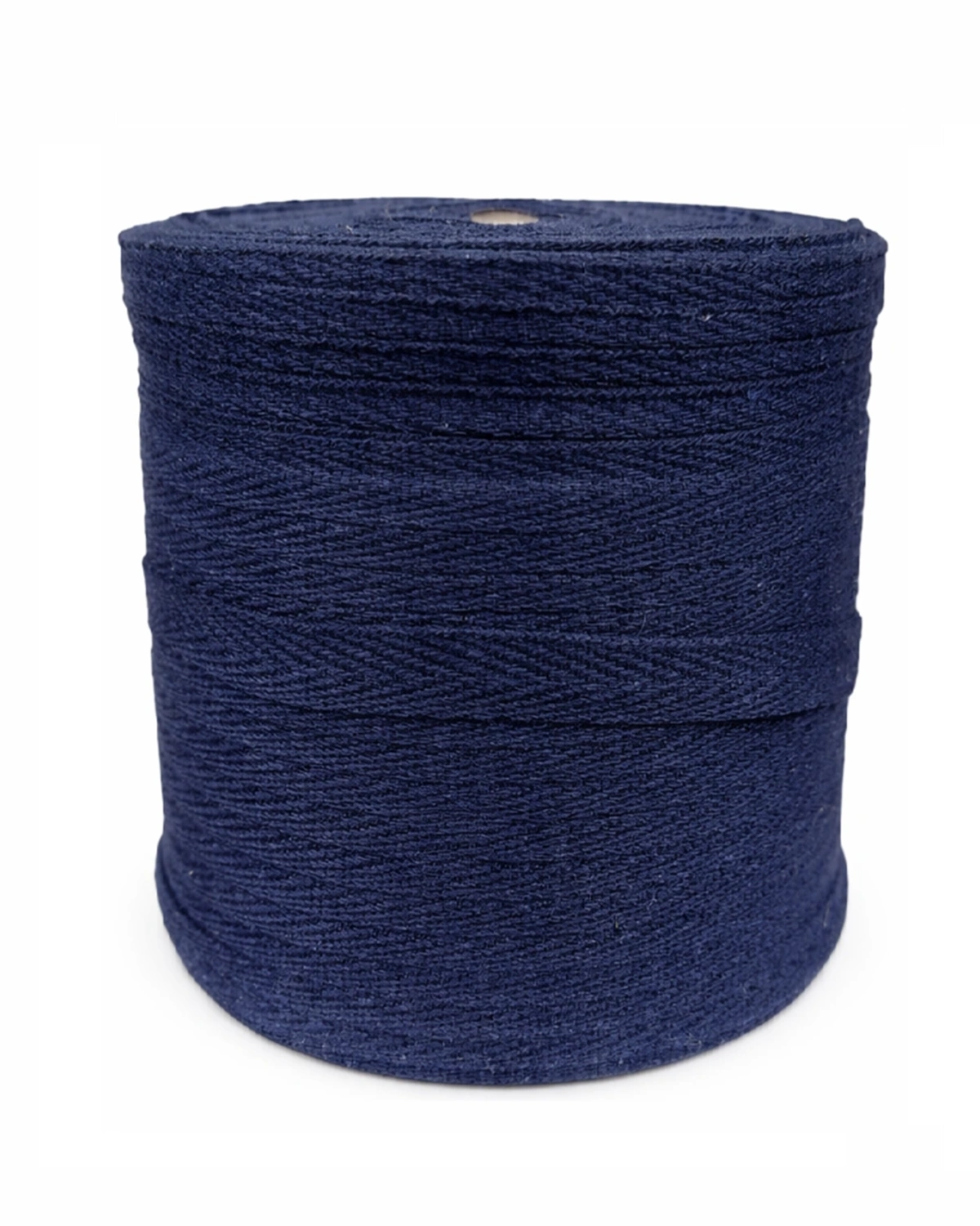 pamuklu ekstrafor lacivert balıksırtı dokuma şerit 1 cm 200 metre